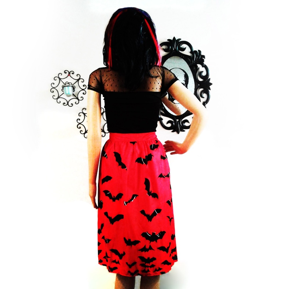 Sleeveless Mesh Midi Bat Dress - Picture 4 of 8